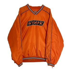Vintage Embroidered Oklahoma State State Windbreaker